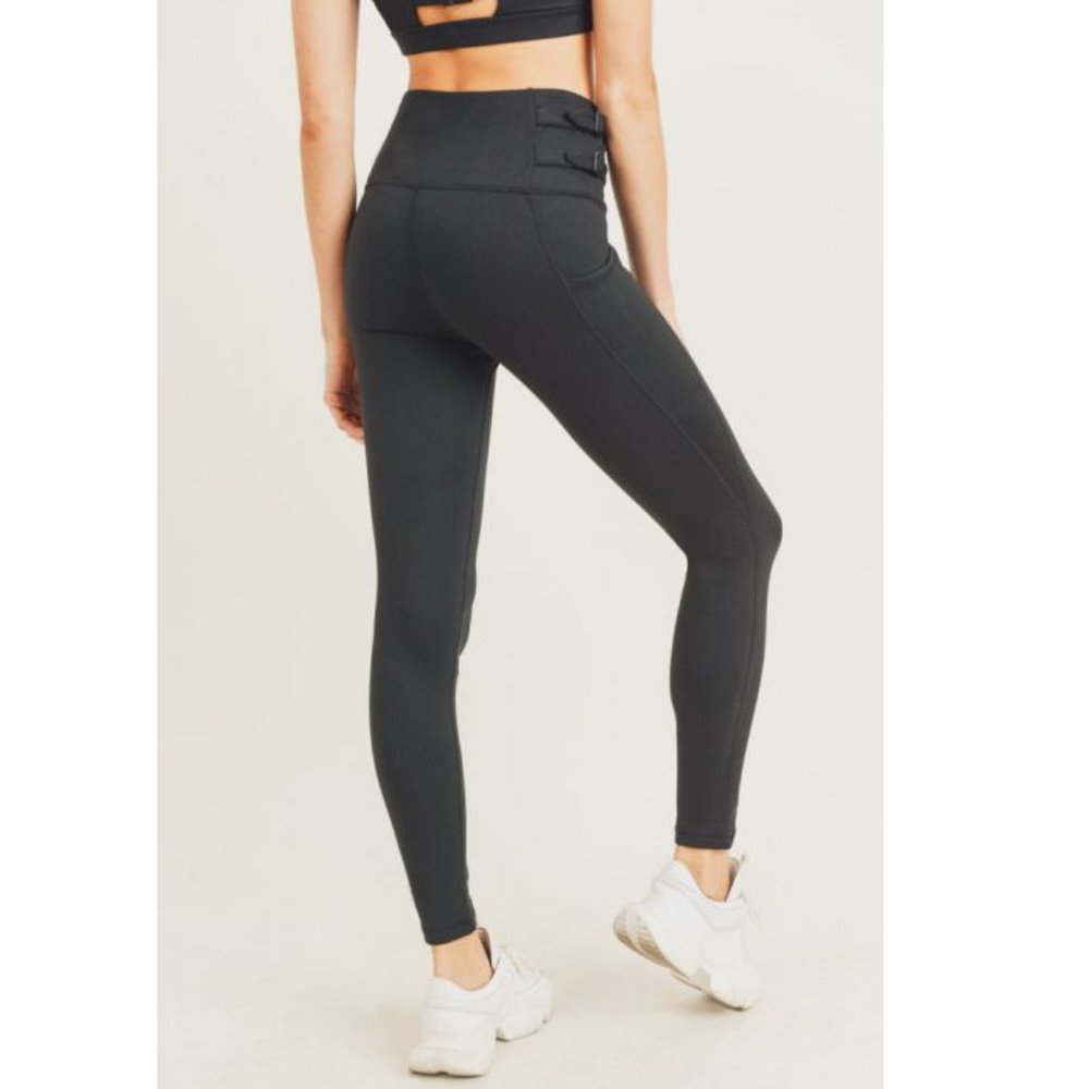 Harness Strap Highwaist Leggings - Picture 5 of 8